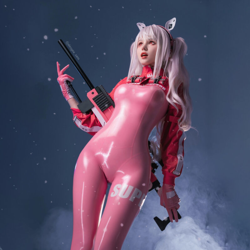 Alice latex catsuit - NIKKE: Goddess of victory